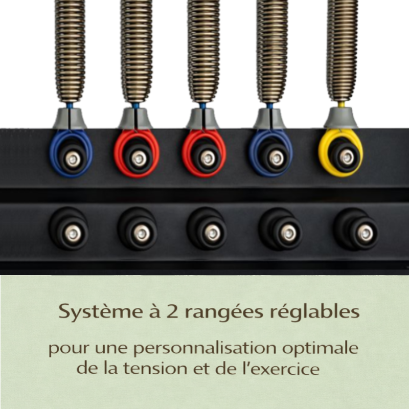 Reformer Pilates Pliable - Bois de Chêne - Maison et Studio - Collection Harmonia