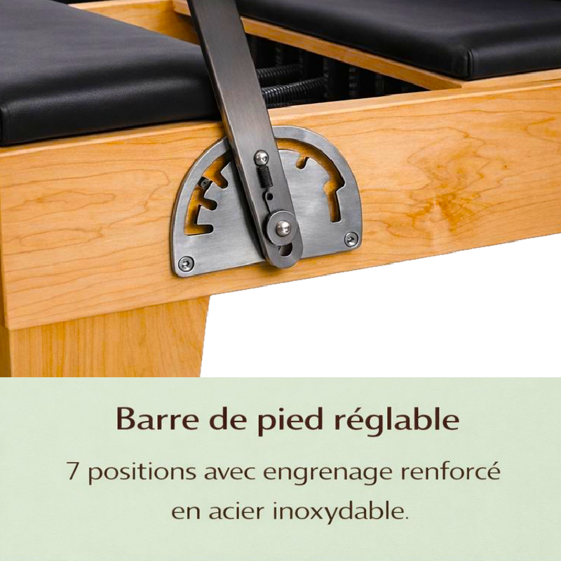 Pilates Reformer - Bois de chêne - Maison et Studio - Collection Essentia
