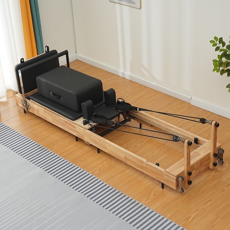 Reformer Pilates Pliable - Bois de Chêne - Maison et Studio - Collection Essential
