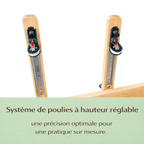 Pilates Reformer - Bois de chêne - Maison et Studio - Collection Essentia