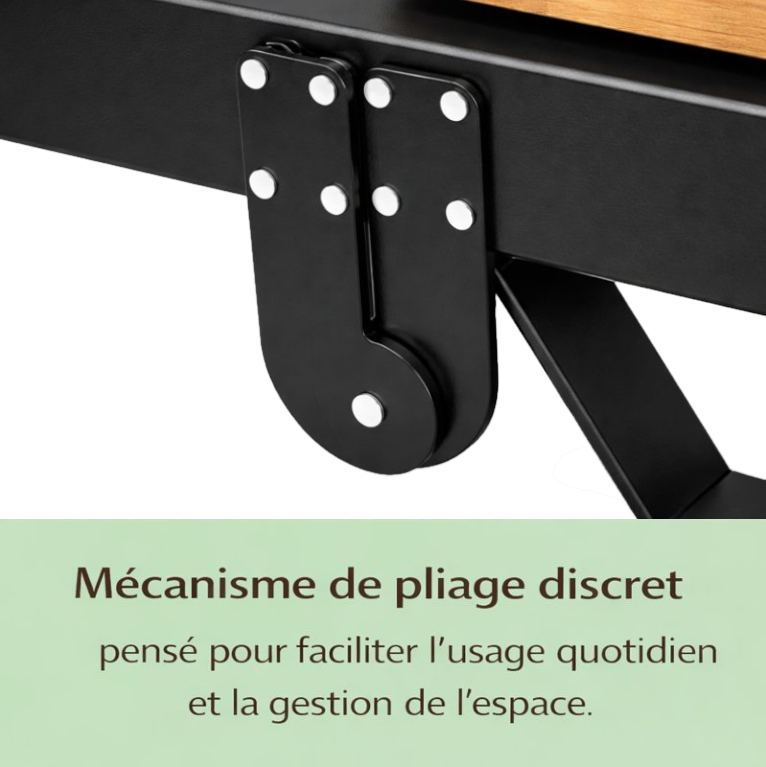 Reformer Pilates Pliable - Aluminium - Maison et Studio - Collection Signature