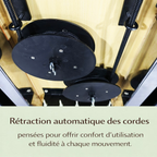 Pilates Reformer - Bois de chêne - Maison et Studio - Collection Signature